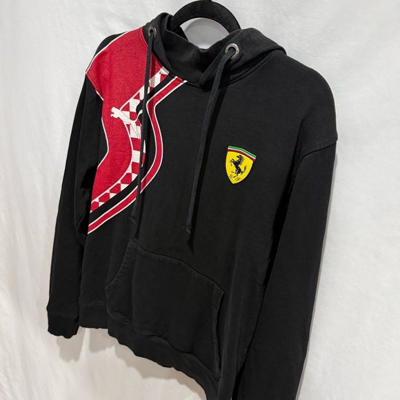 Puma Ferrari Scuderia Hoodie Medium Racing Streetwear Motorsport Athleisure F1 - Picture 2 of 16